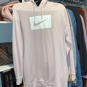 Light pink Nike hoodie